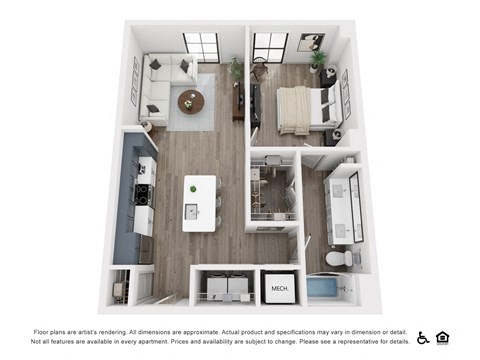 A15 bedroom floorplan
